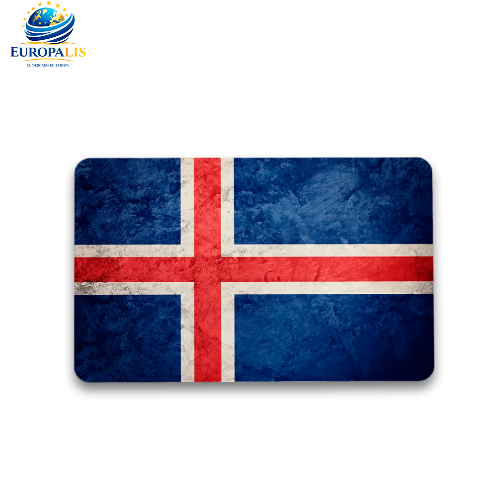Pegatina Bandera Islandia