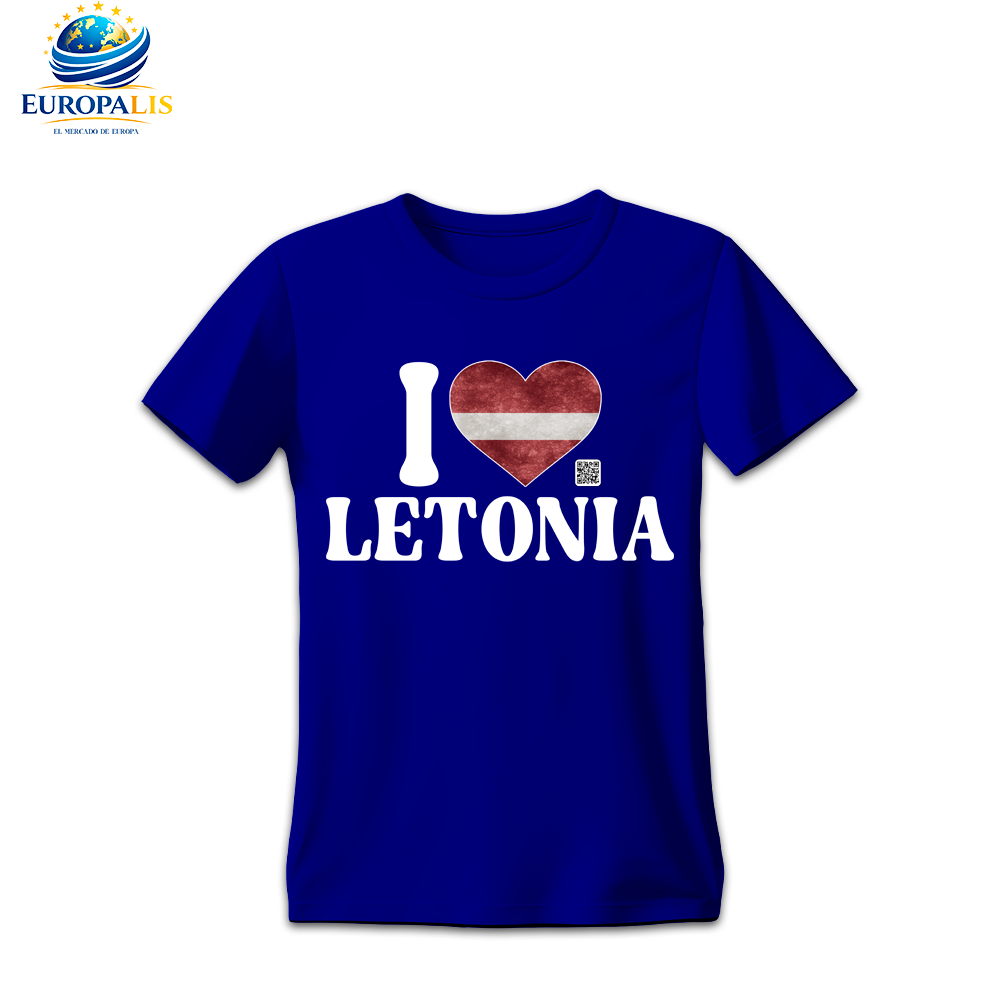 Camiseta Bandera Letonia