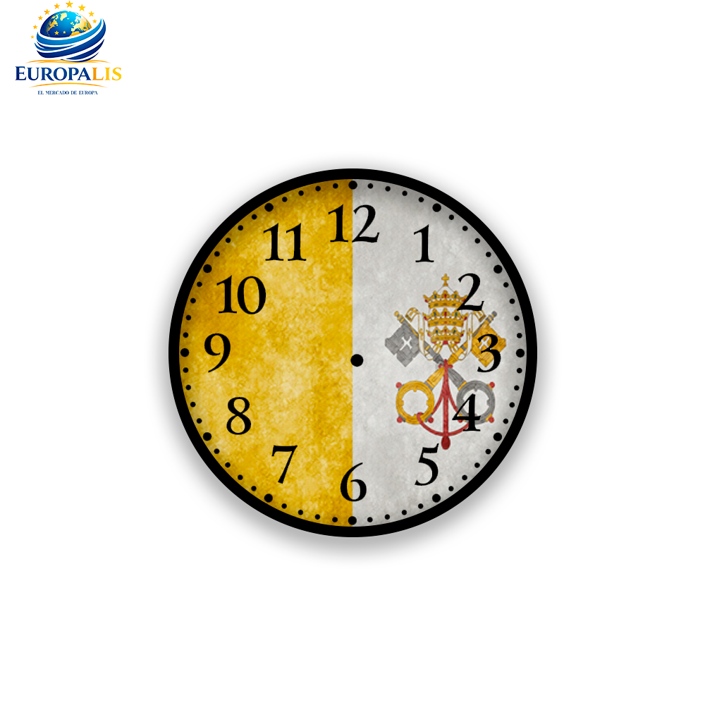 Reloj de Pared Bandera Vaticano