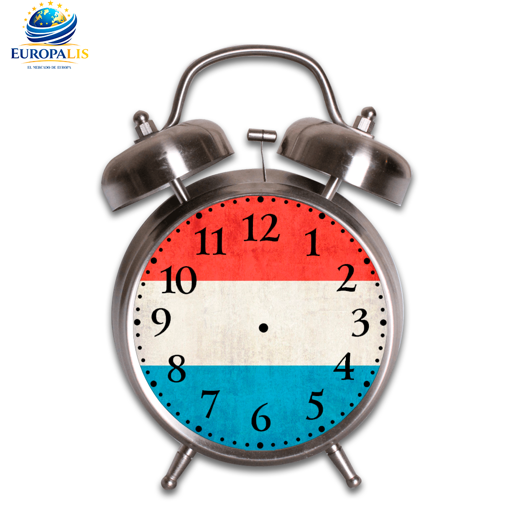 Reloj Despertador Bandera Luxemburgo