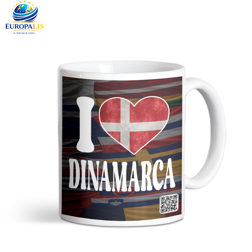 Taza I Love Dinamarca