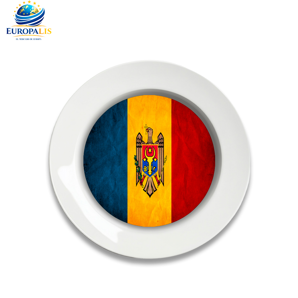 Plato Bandera Moldavia
