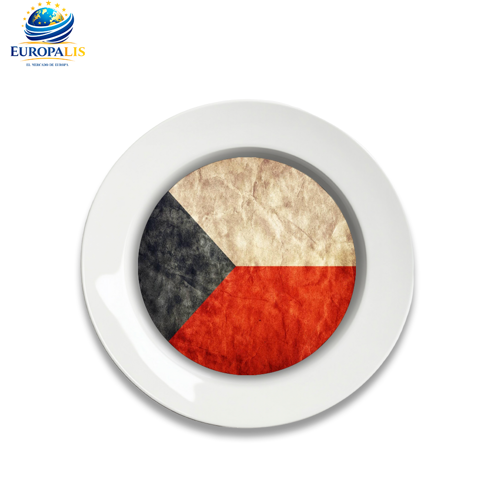 Plato Bandera República Checa