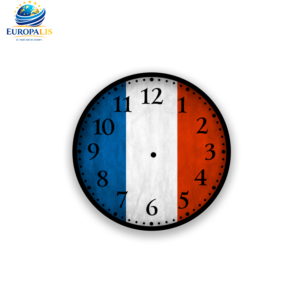 Reloj de Pared Bandera Francia