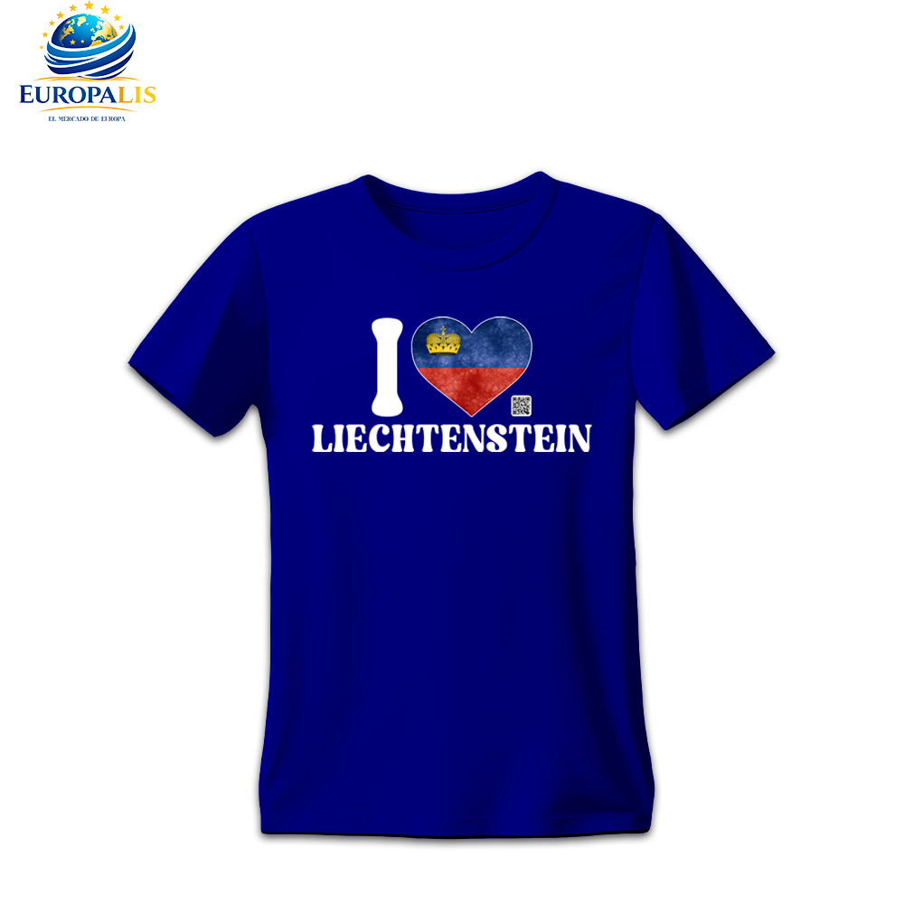 Camiseta Bandera Liechtenstein