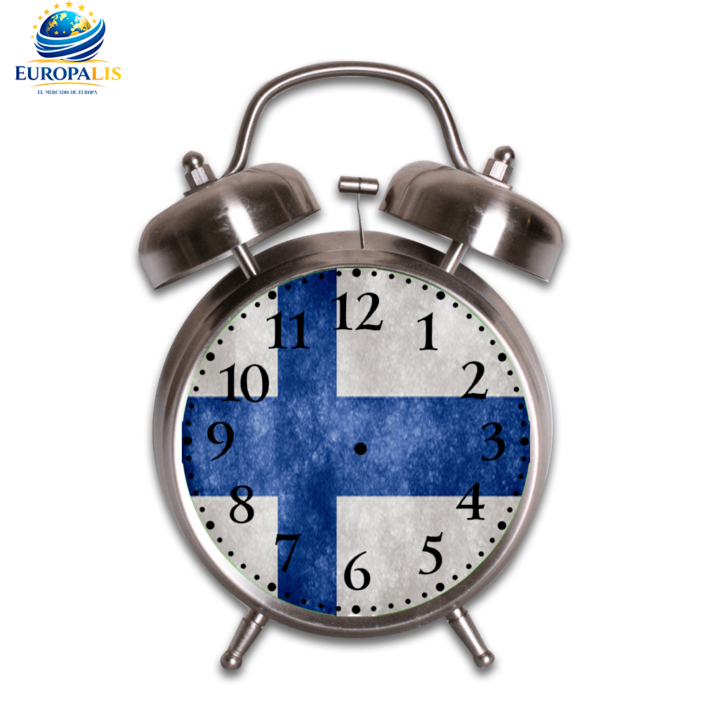 Reloj Despertador Bandera Finlandia