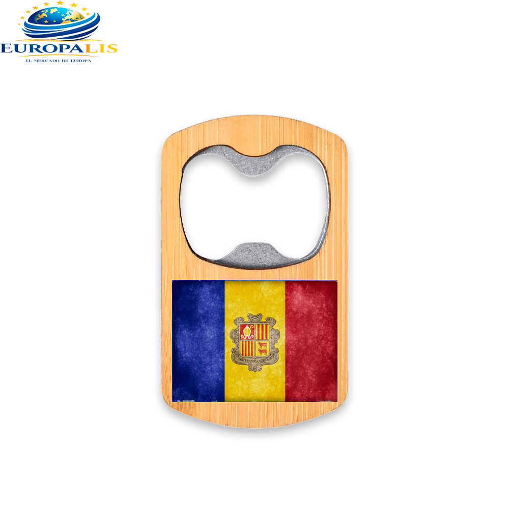 Abridor de Cerveza Bandera Andorra