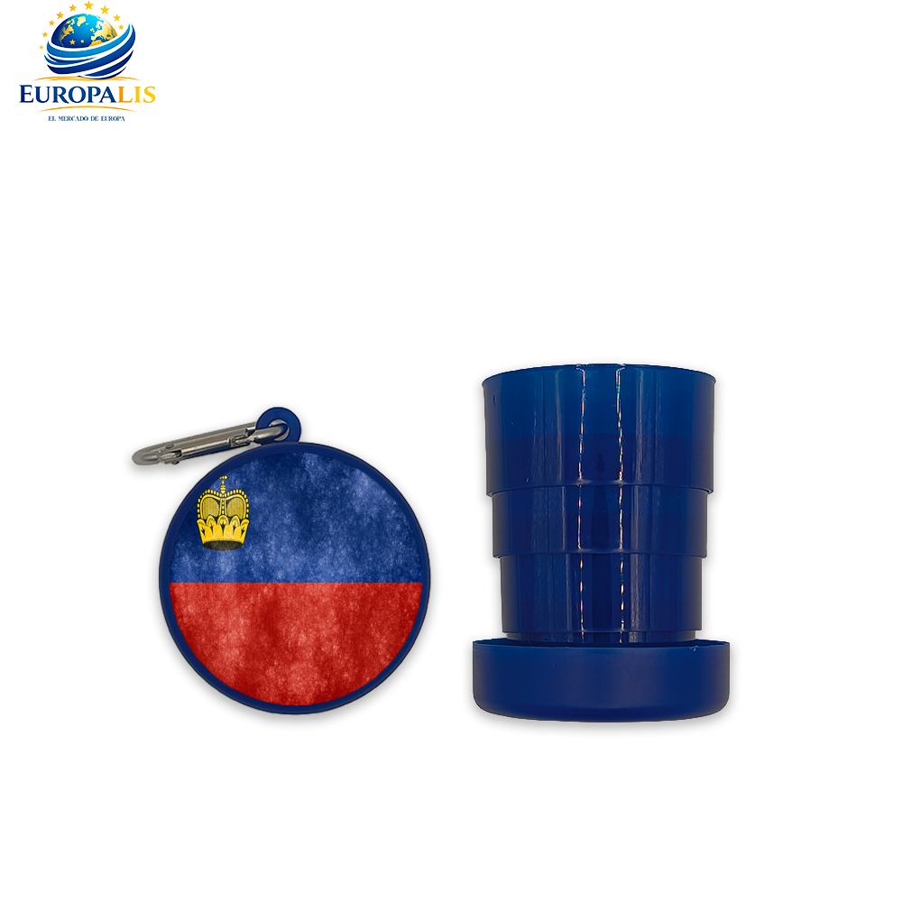 Vaso Portátil Bandera Liechtenstein
