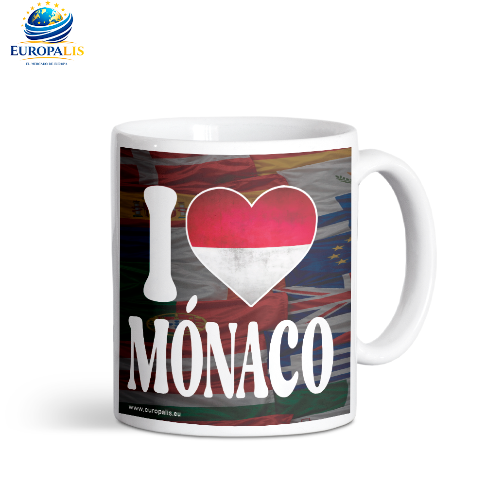 Taza I Love Mónaco