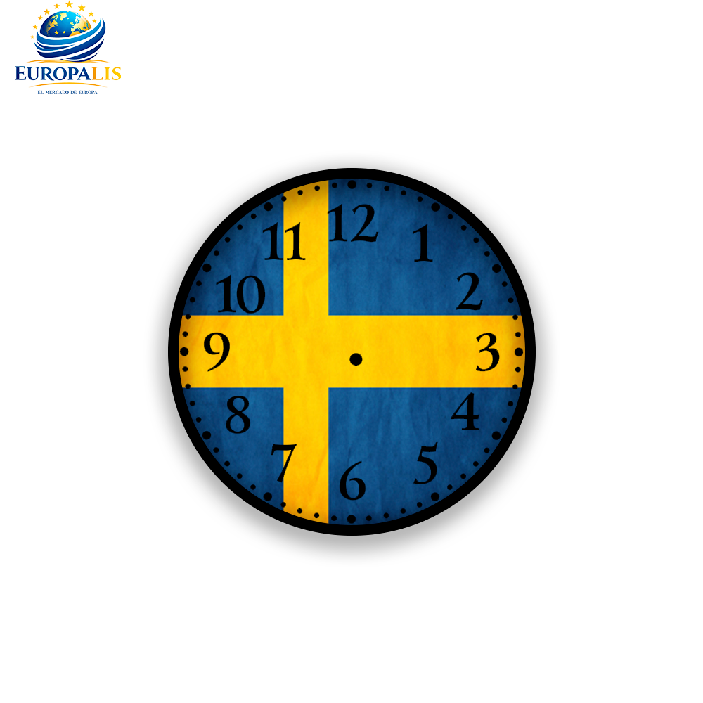 Reloj de Pared Bandera Suecia