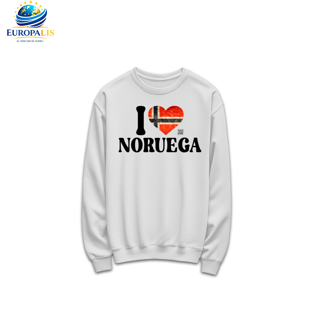 Sudadera sin Capucha Bandera Noruega