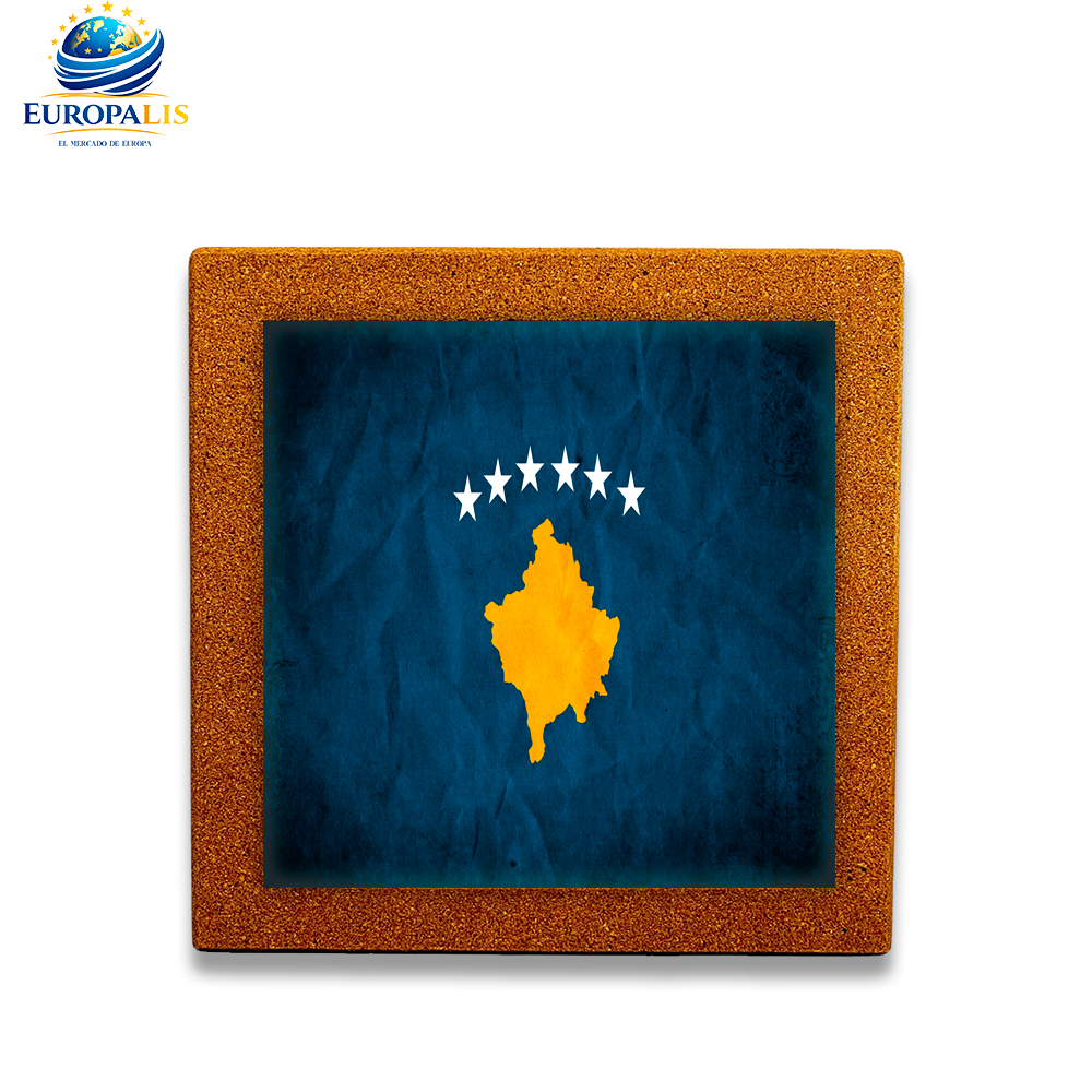 Baldosa Bandera Kosovo