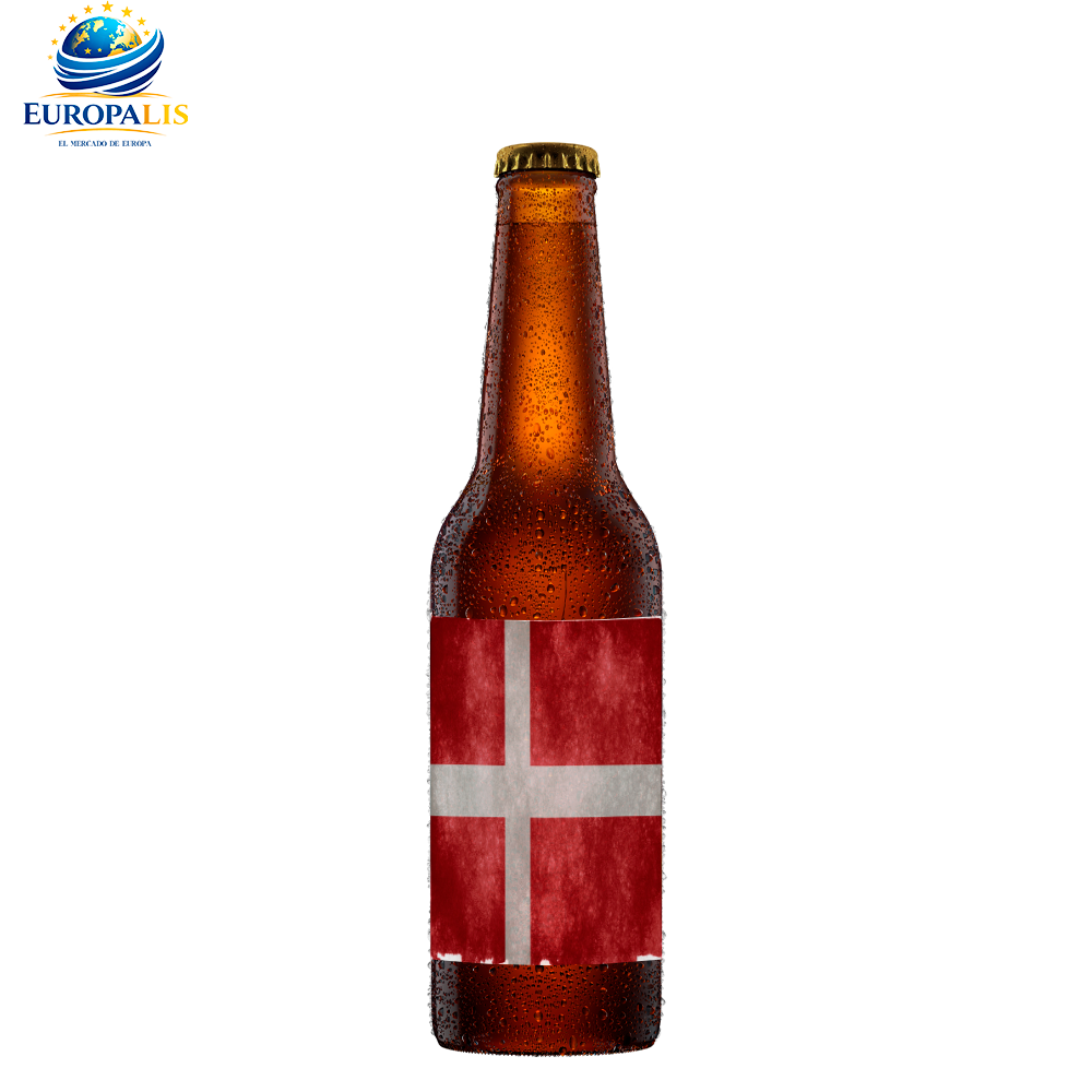 Cerveza Bandera Dinamarca