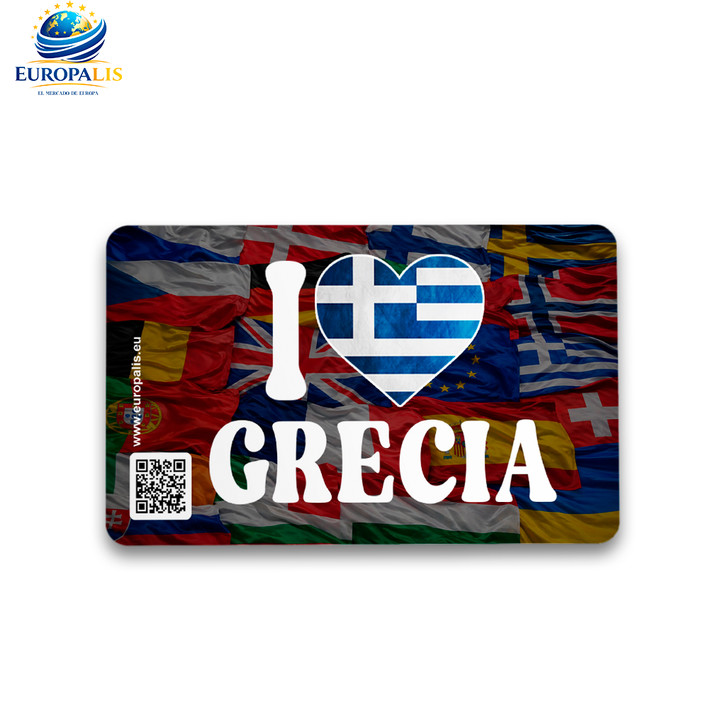 Imán I Love Grecia