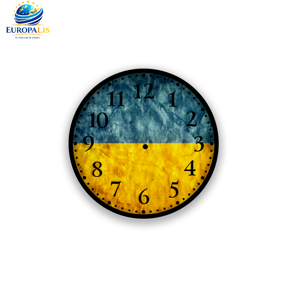 Reloj de Pared Bandera Ucrania
