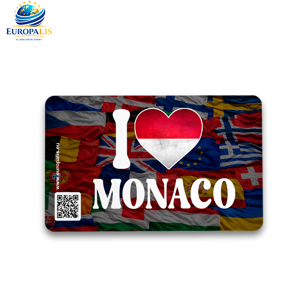 Imán I Love Mónaco